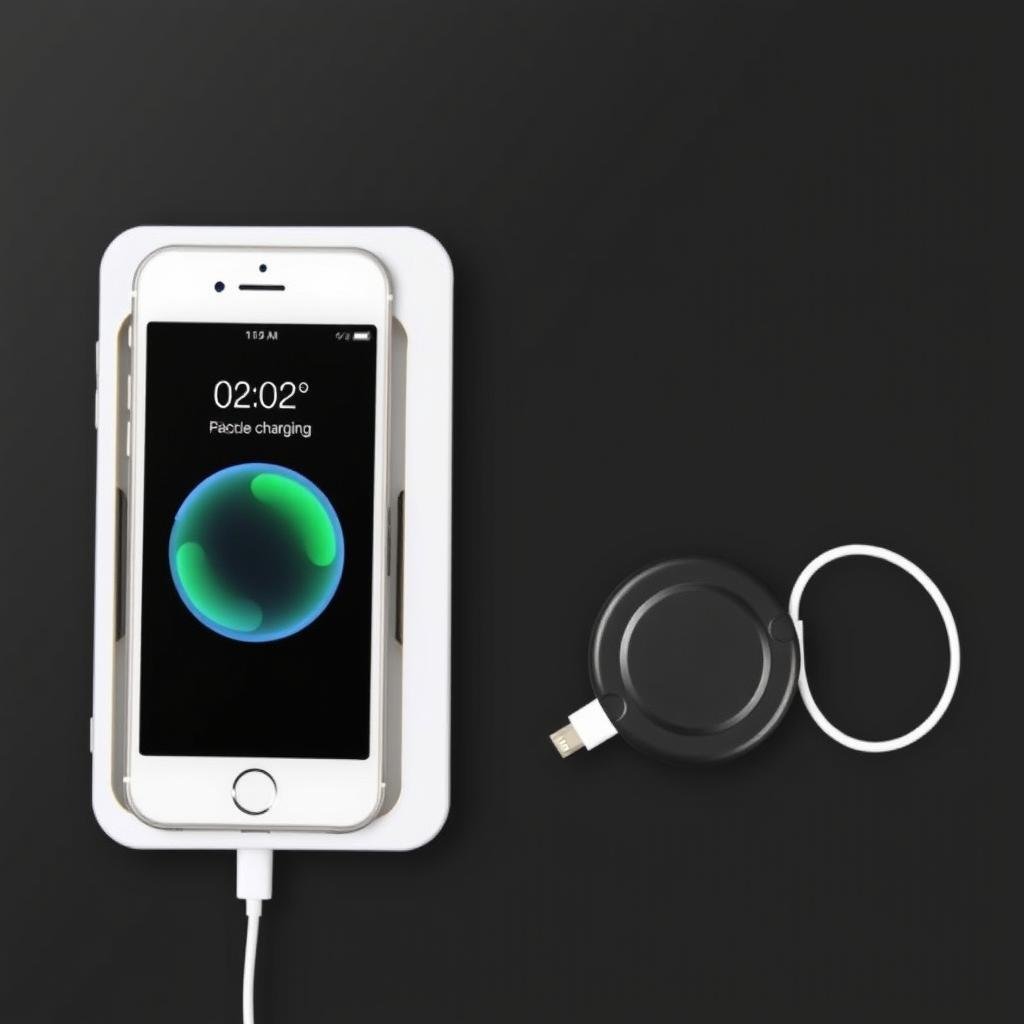 Retractable iPhone charging cable organizer Retractable iPhone charging cable organizer