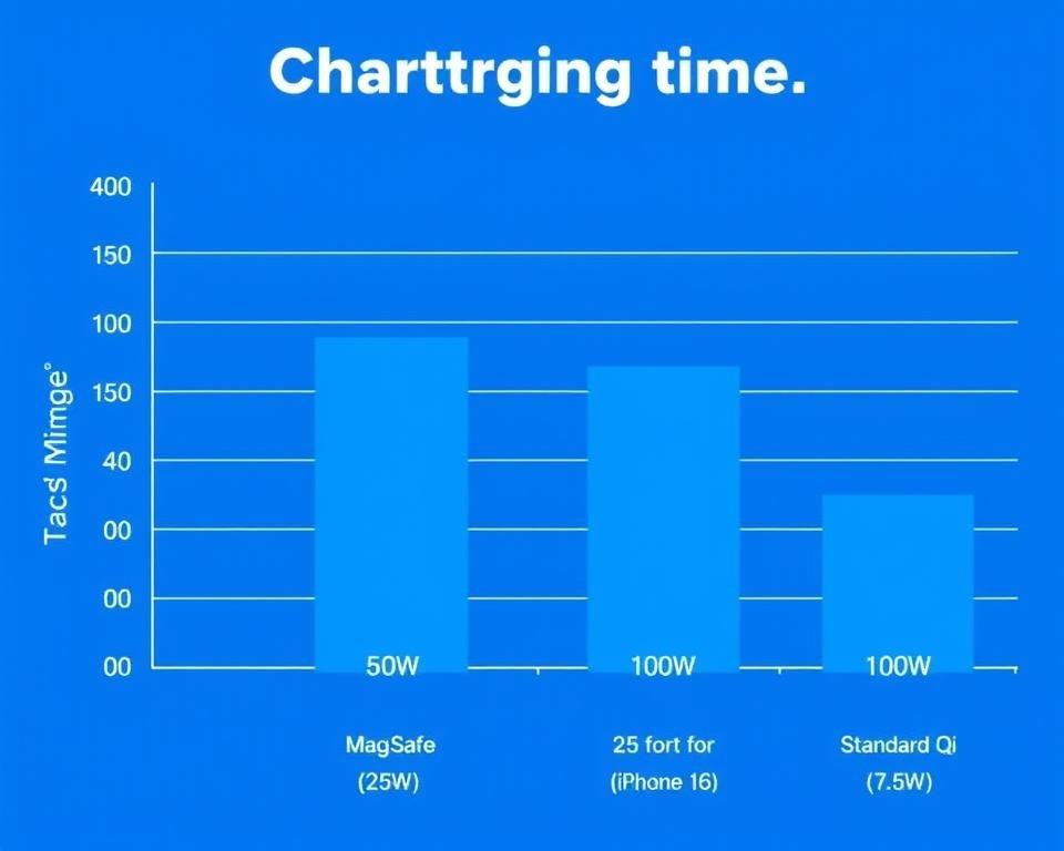 iPhone MagSafe charging comparison speed chart iPhone MagSafe charging comparison speed chart