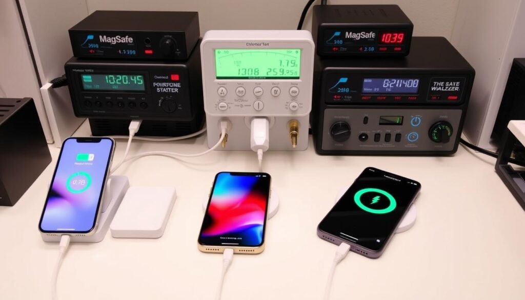 iPhone MagSafe charging comparison test results iPhone MagSafe charging comparison test results