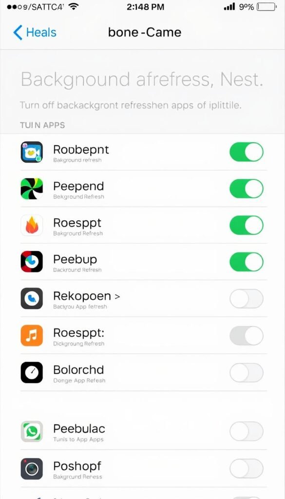 iPhone background app refresh settings related to how to charge iPhone less often iPhone background app refresh settings related to how to charge iPhone less often