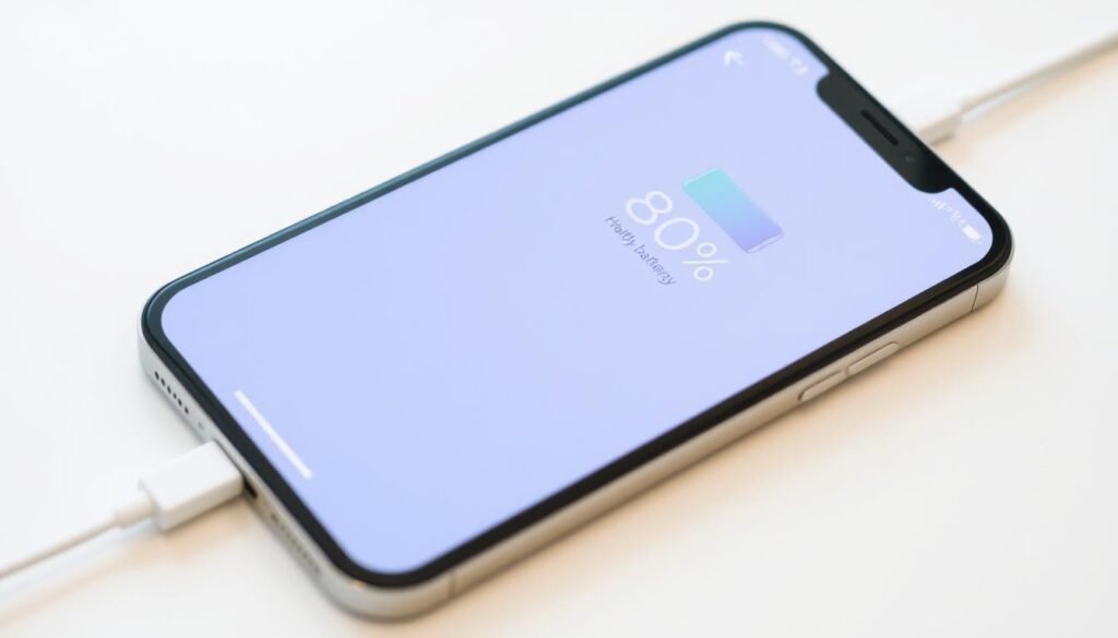 iPhone with healthy battery percentage showing results of proper how to charge iPhone practices iPhone with healthy battery percentage showing results of proper how to charge iPhone practices