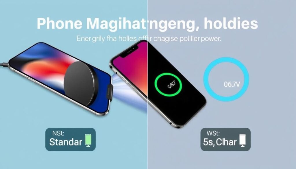 iphone magnetic charger holder power efficiency demonstration iphone magnetic charger holder power efficiency demonstration