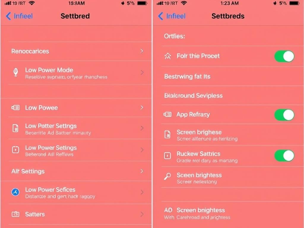iphone screen showing battery optimization settings iphone screen showing battery optimization settings