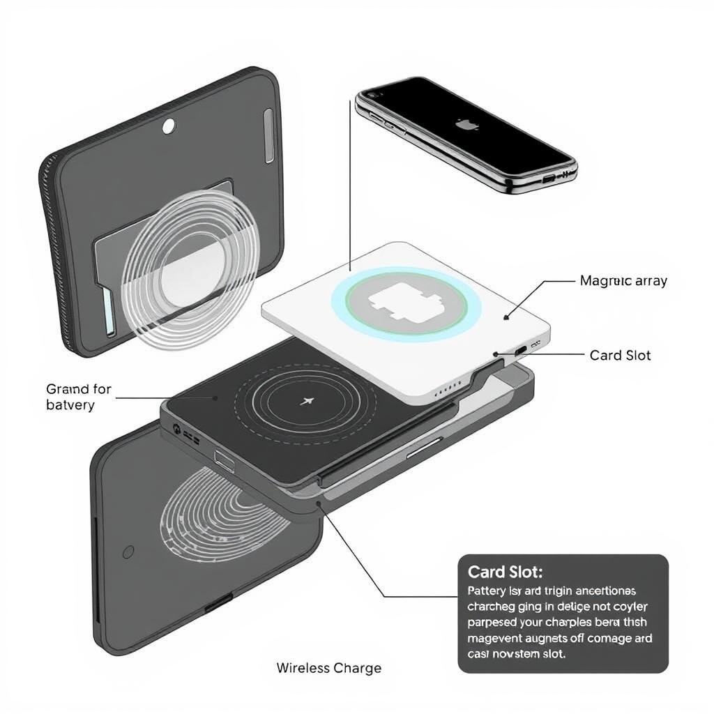 magsafe power bank wallet components diagram magsafe power bank wallet components diagram