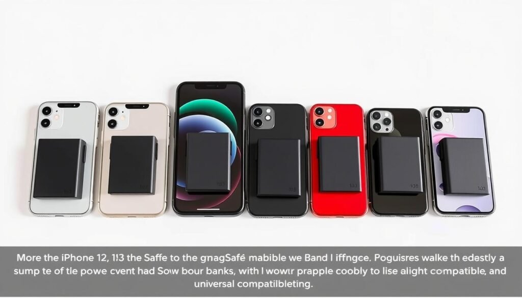 magsafe power bank wallet with different iPhone models magsafe power bank wallet with different iPhone models