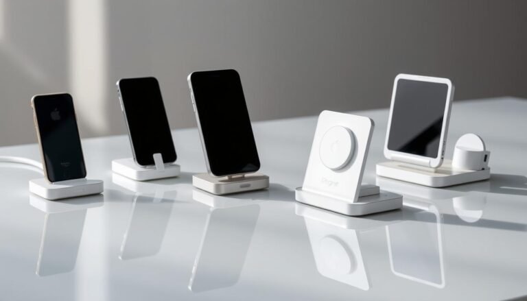 iphone magnetic charging dock
